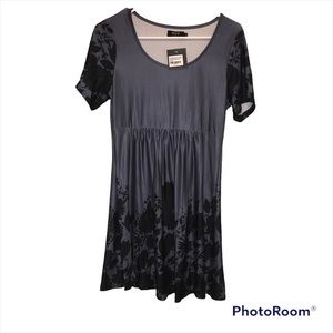 𝅺R&B Collection charcoal gray dress
